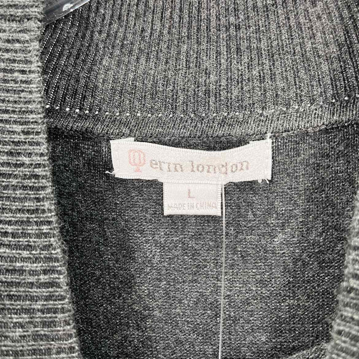 Size L ERIN LONDON Gray Sweater