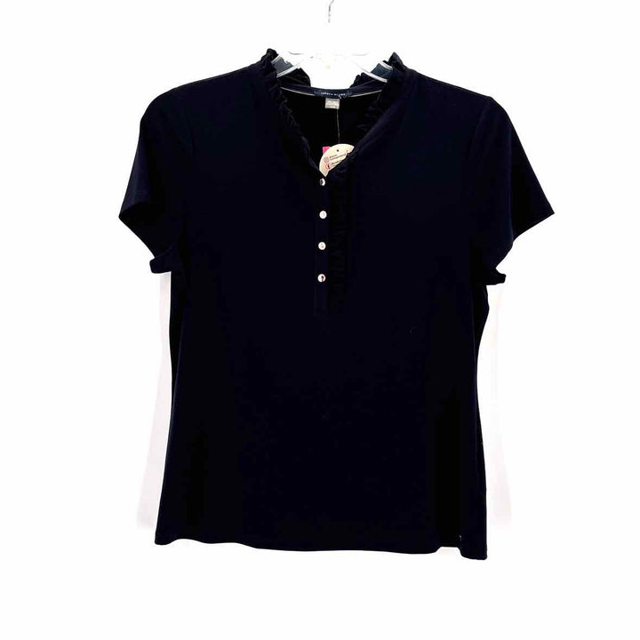 Size L TOMMY HILFIGER Navy Knit Shirt