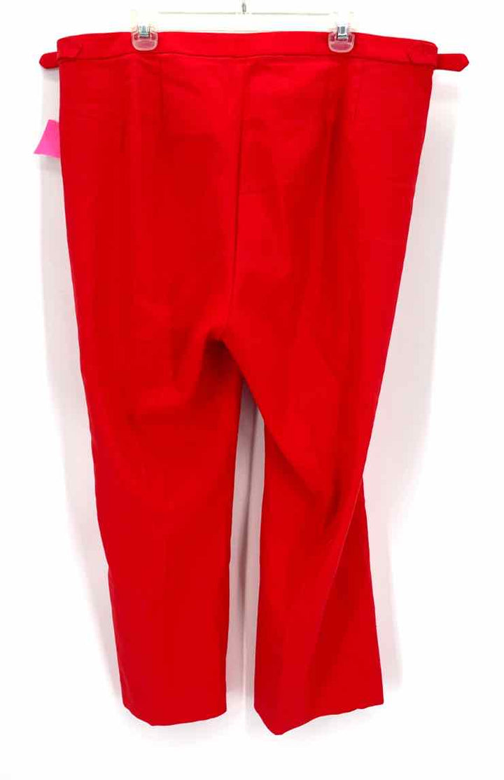 Size 18 J Crew Red Linen Pants