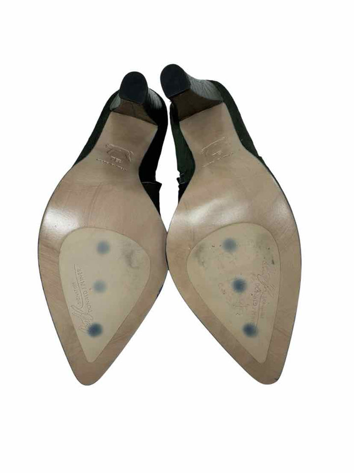 Shoe Size 7 DONALD PLINER Green Calf Hair Pumps