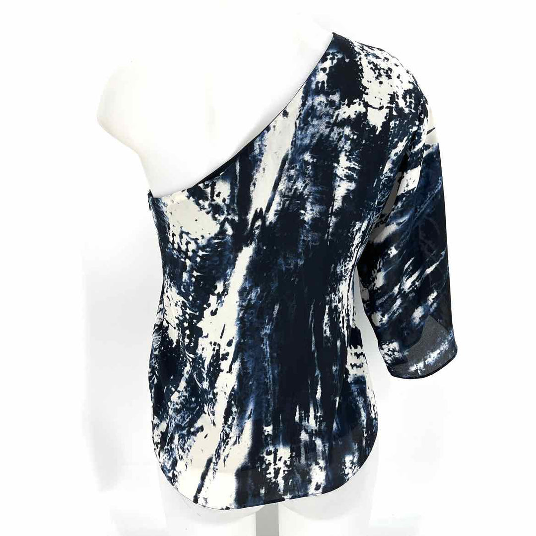 Size XS ASHER Blue Print Shirt