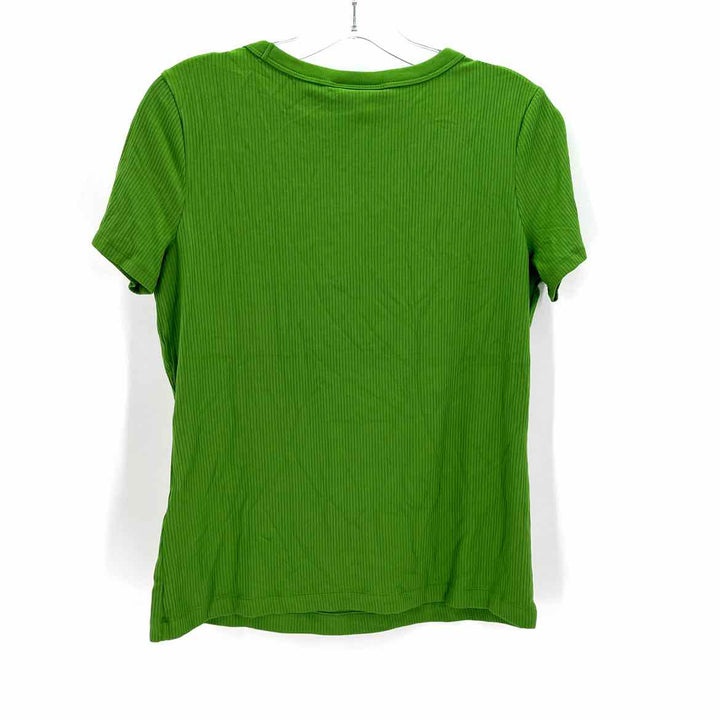 Size L ON 34TH Lime Green Knit Shirt