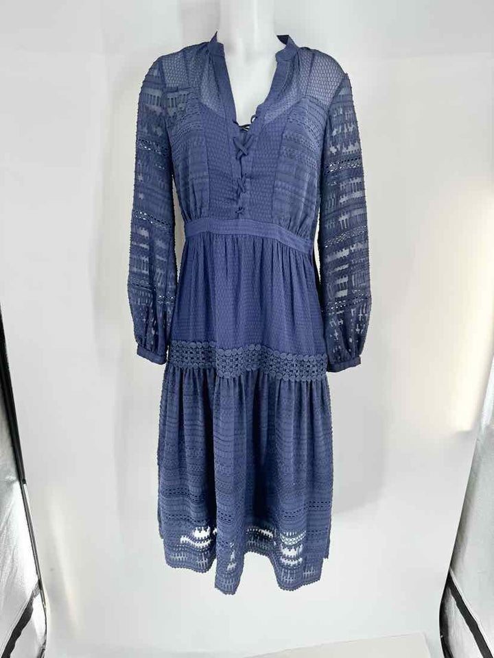 Size 6 KAREN MILLEN Navy 2 PC Dress