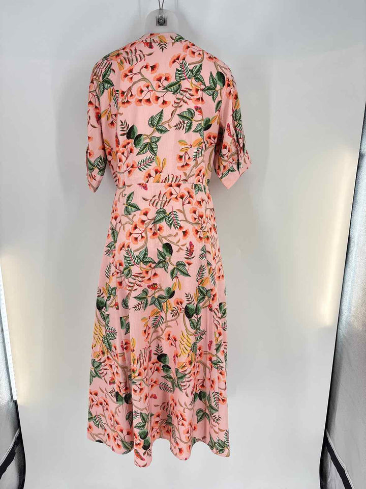Size 12 LOFT PINK PRINT Dress