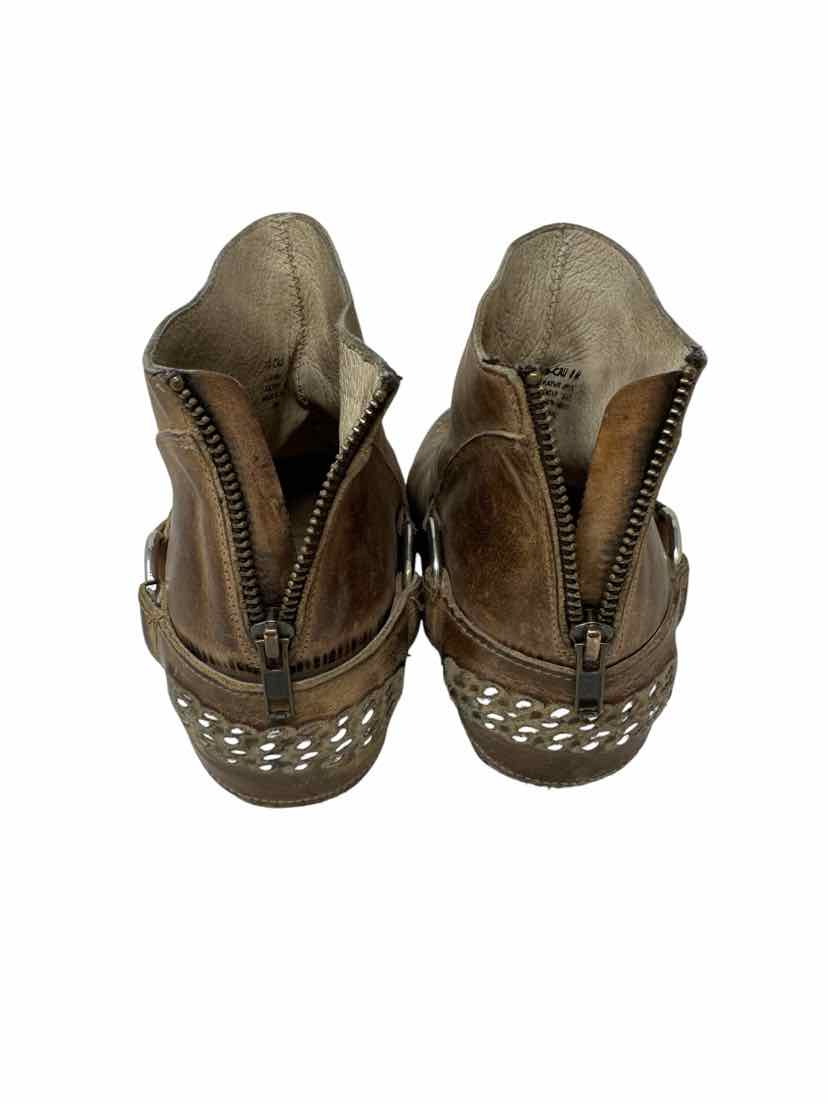 Shoe Size 8 FREEBIRD Tan Leather Boots