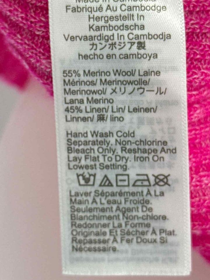 Size L J Crew Fuschia Shirt