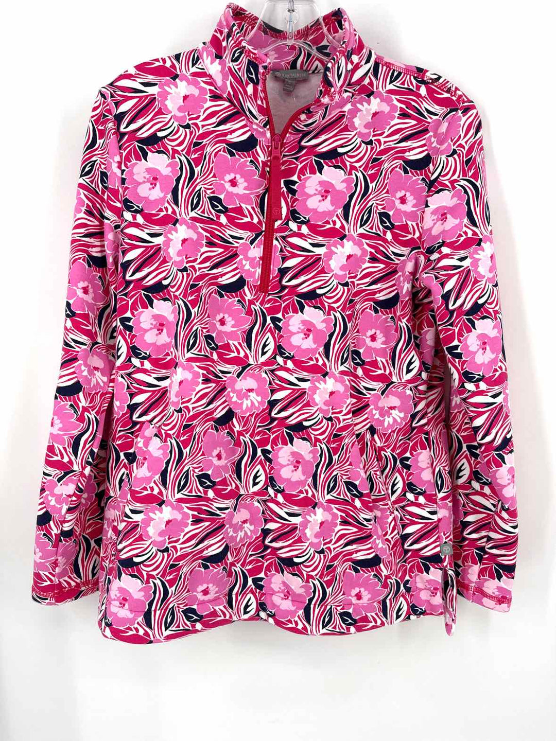 Size S Talbots PINK PRINT Sweater