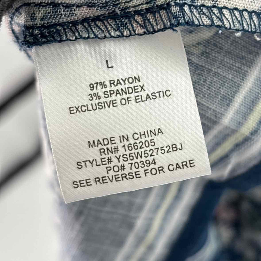 Size L LUCKY Navy Dress