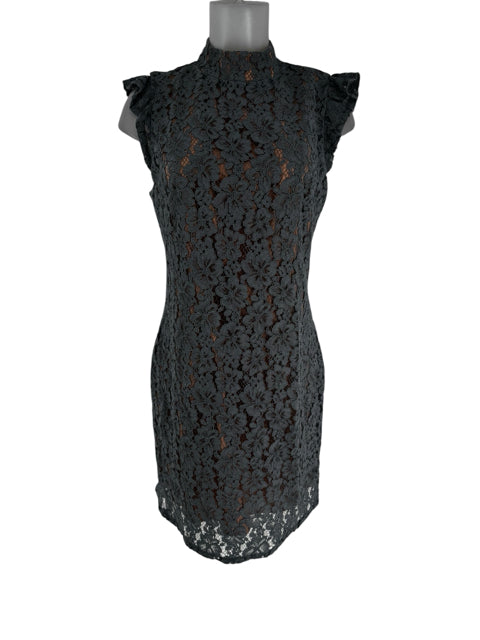 Size 10 TAHARI Blue Lace Dress