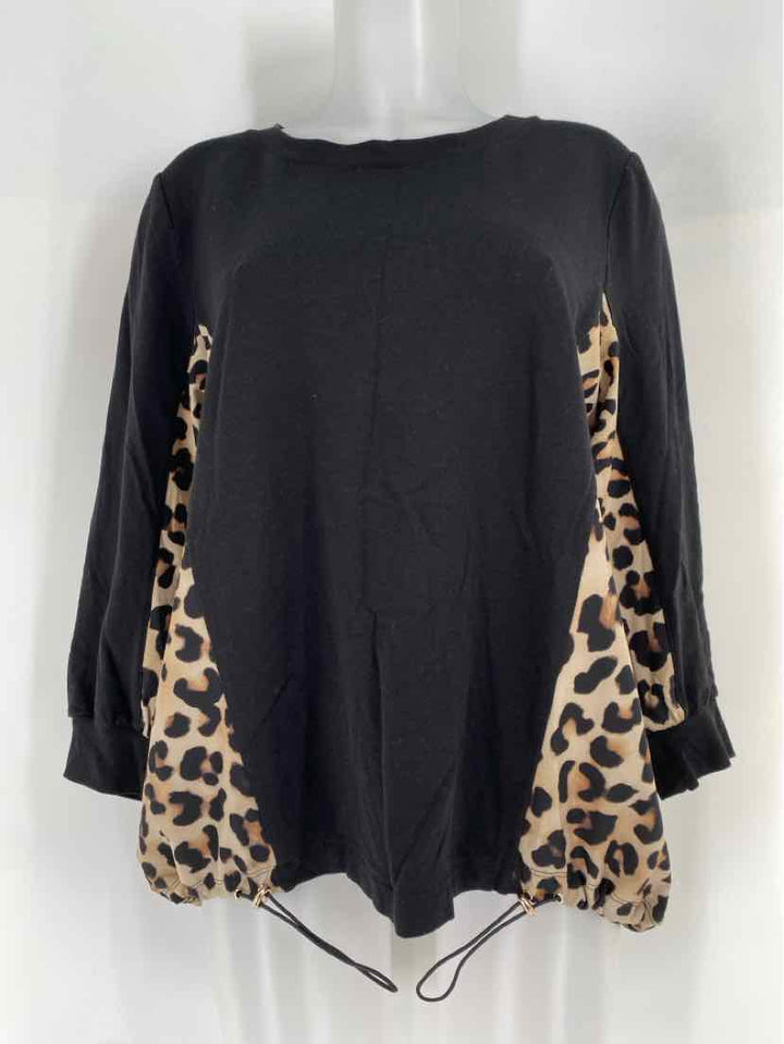 Size L Chico's Black Shirt