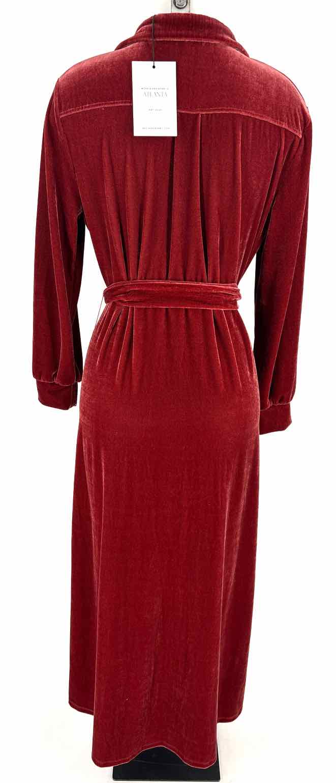 Size S Red Velvet Dress