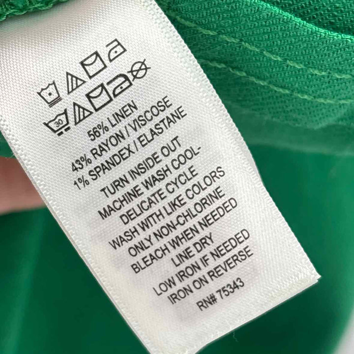 Size 8 NICOLE MILLER Green Pants