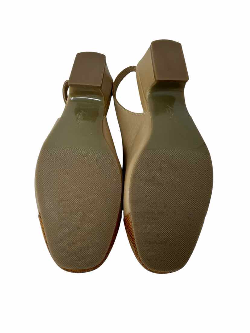 Shoe Size 7.5 TROTTERS Tan Leather Pumps