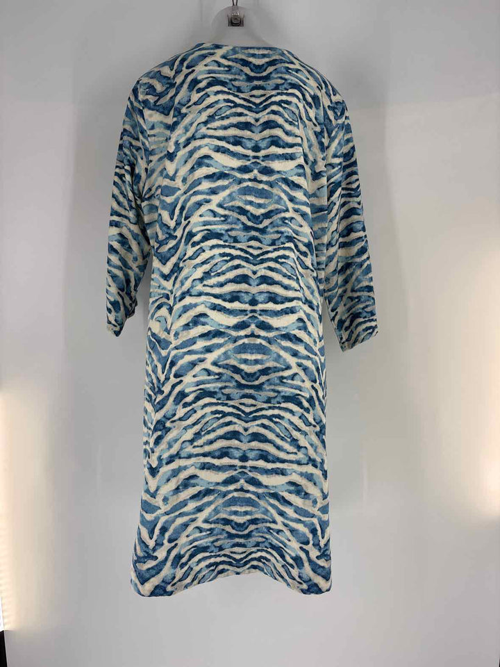 Size L SOFT SURROUNDINGS Blue Print Shirt