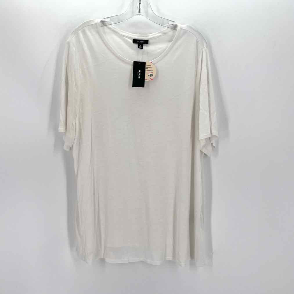 Size 2X ALFANI White Shirt
