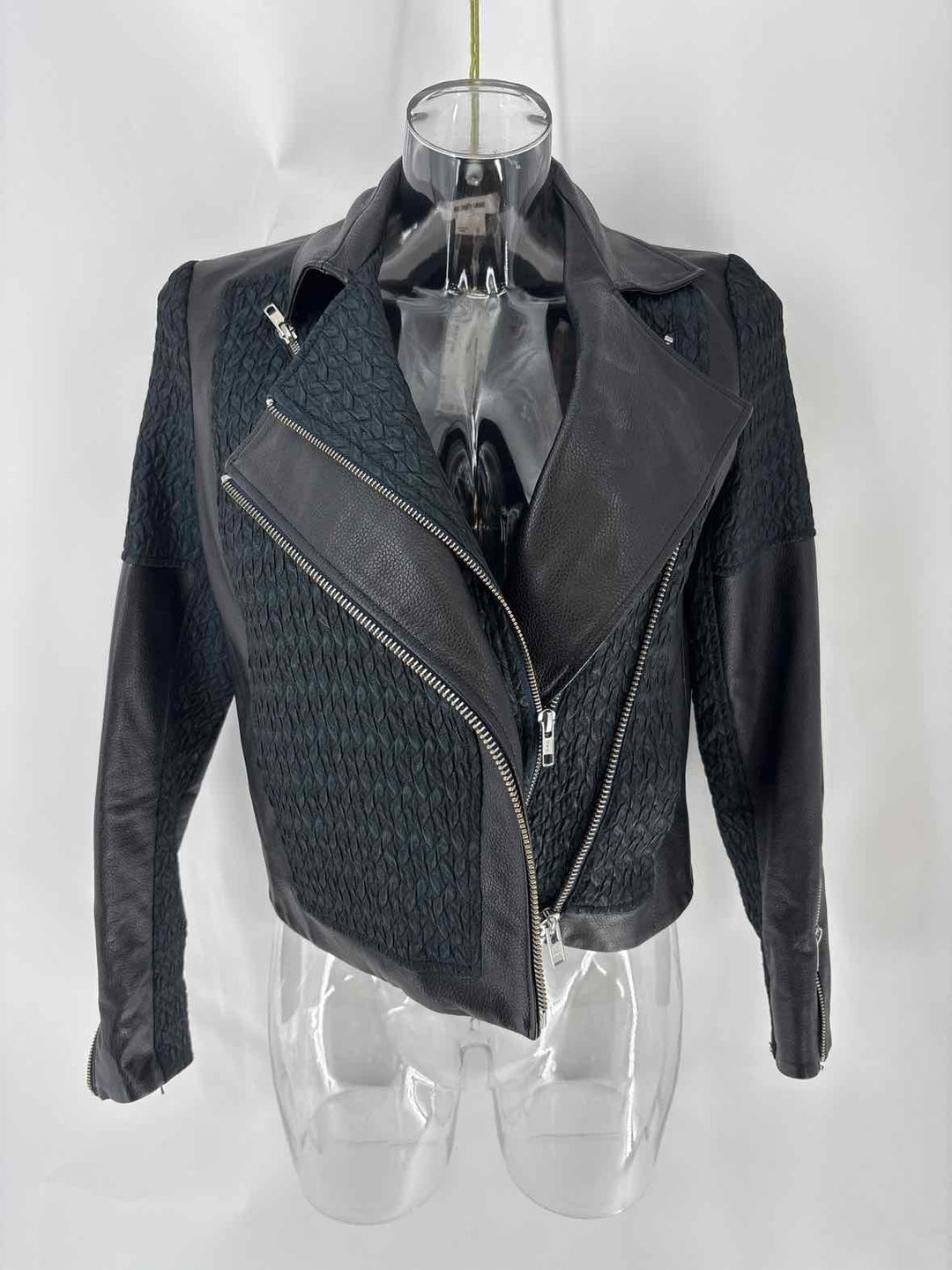 Size S HELMUT LANG Black Leather Jacket