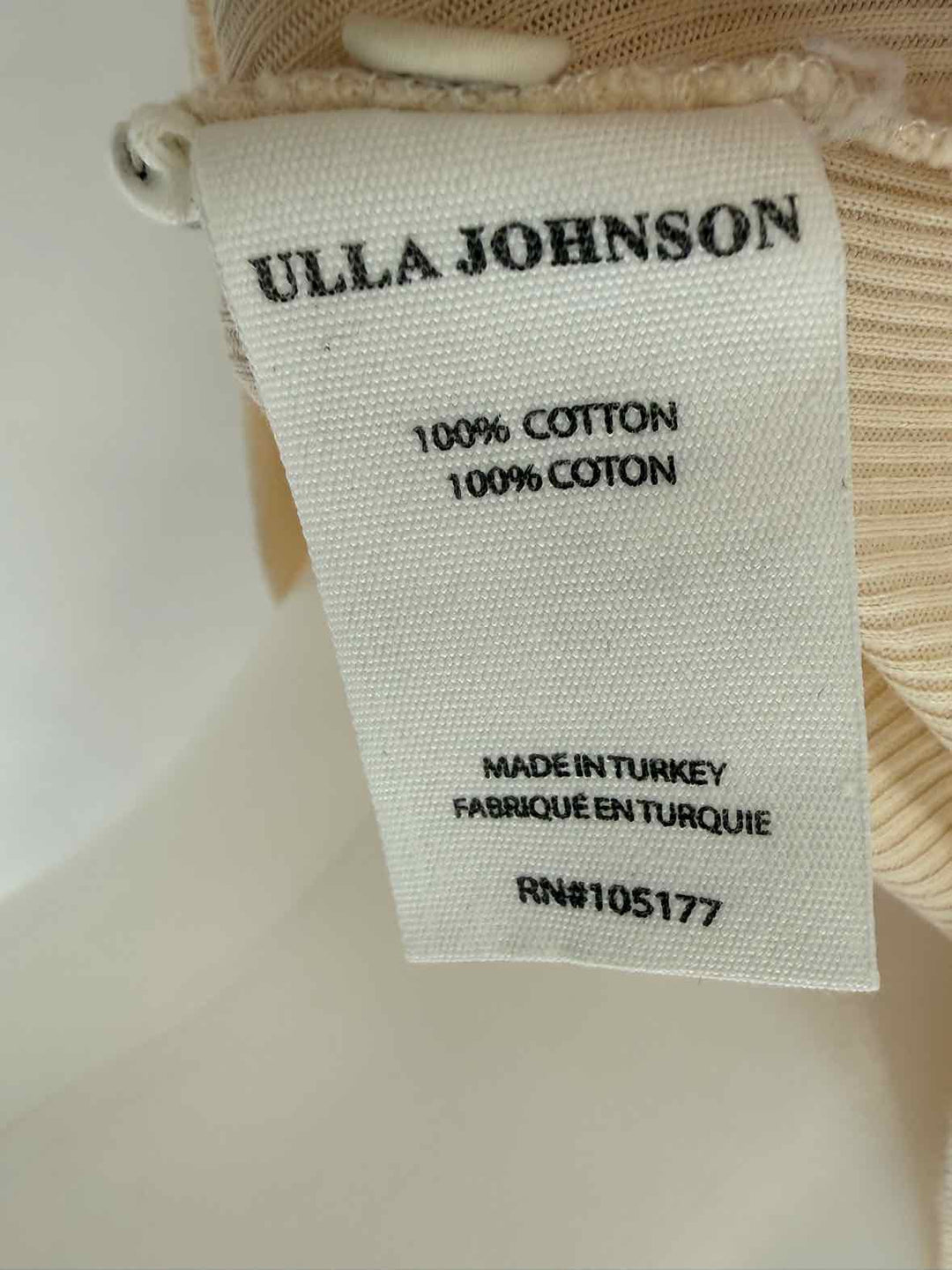 Size S Ulla Johnson Ivory Shirt