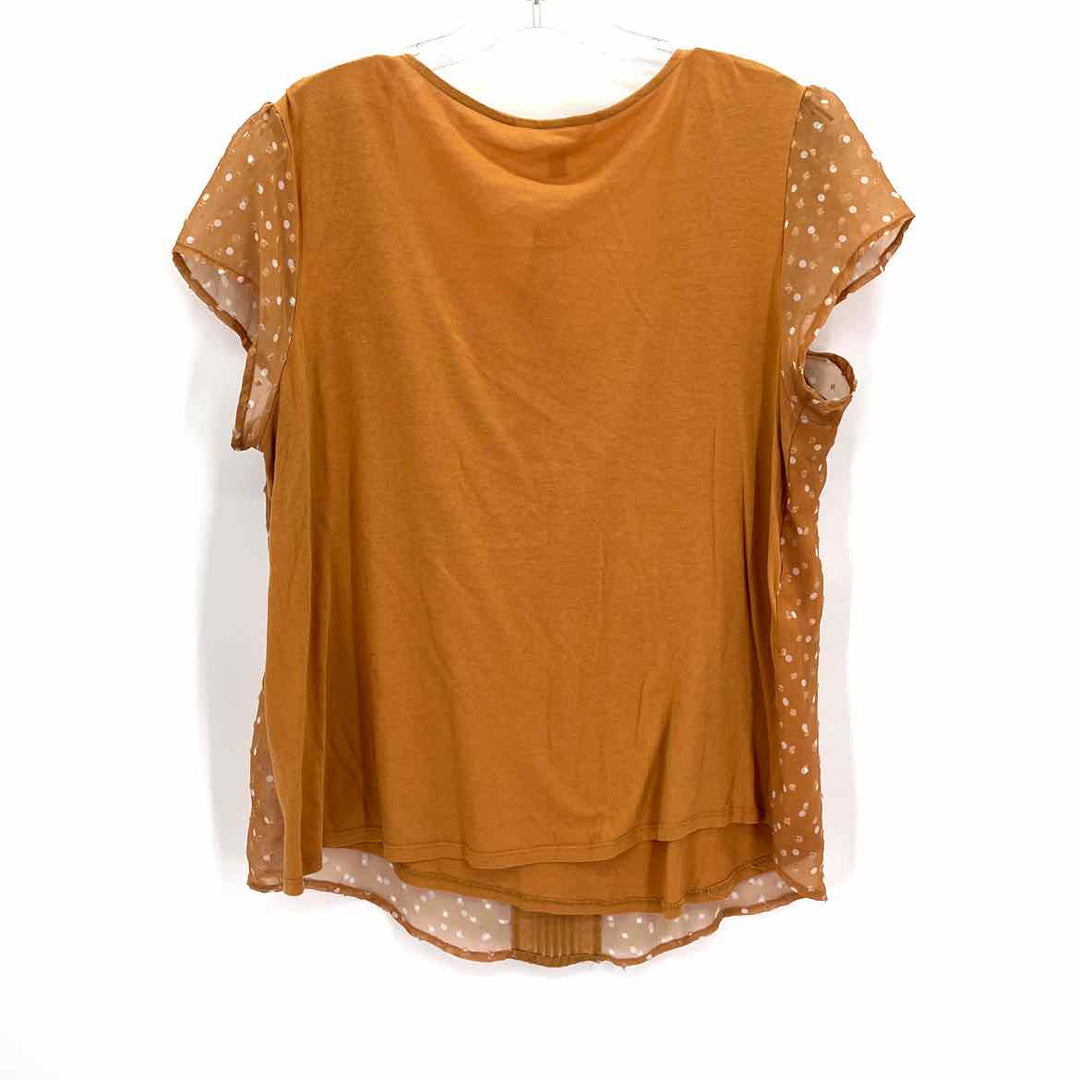 Size XXL LAUREN CONRAD Orange Shirt