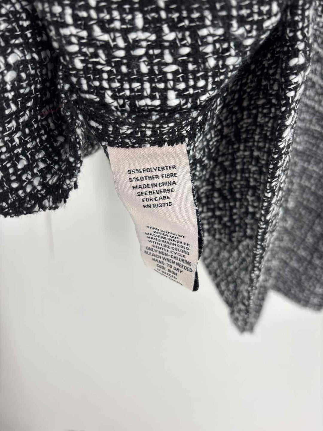 Size M NANETTE LEPORE Black Knit Jacket
