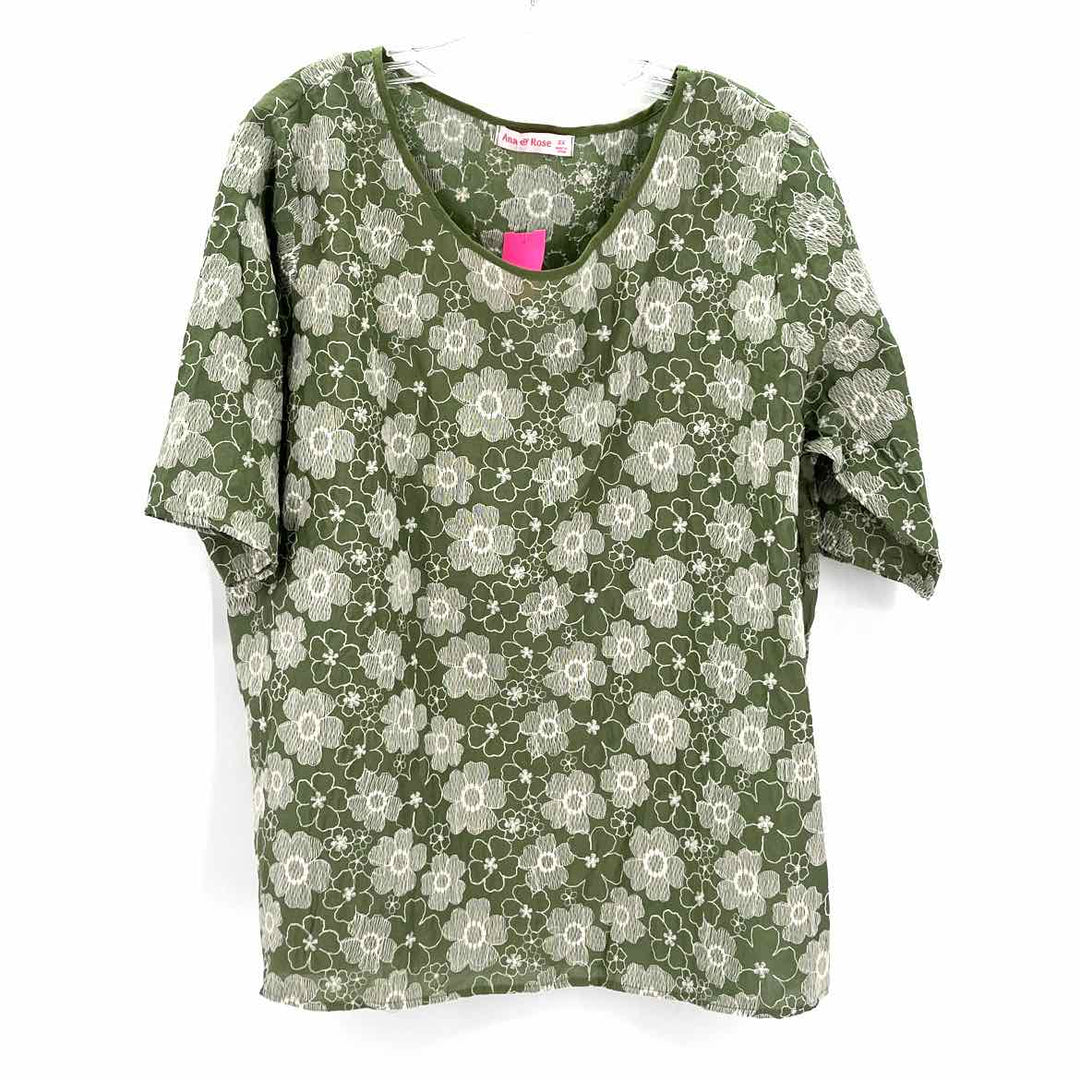 Size 2X Green Shirt