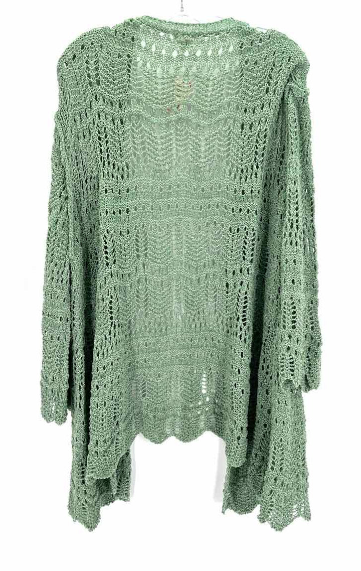 Size M pol Green Knit Cardigan