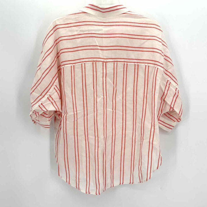 Size M MADEWELL White Linen Shirt