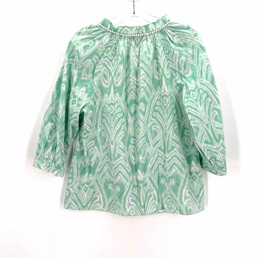 Size S Green Print Shirt