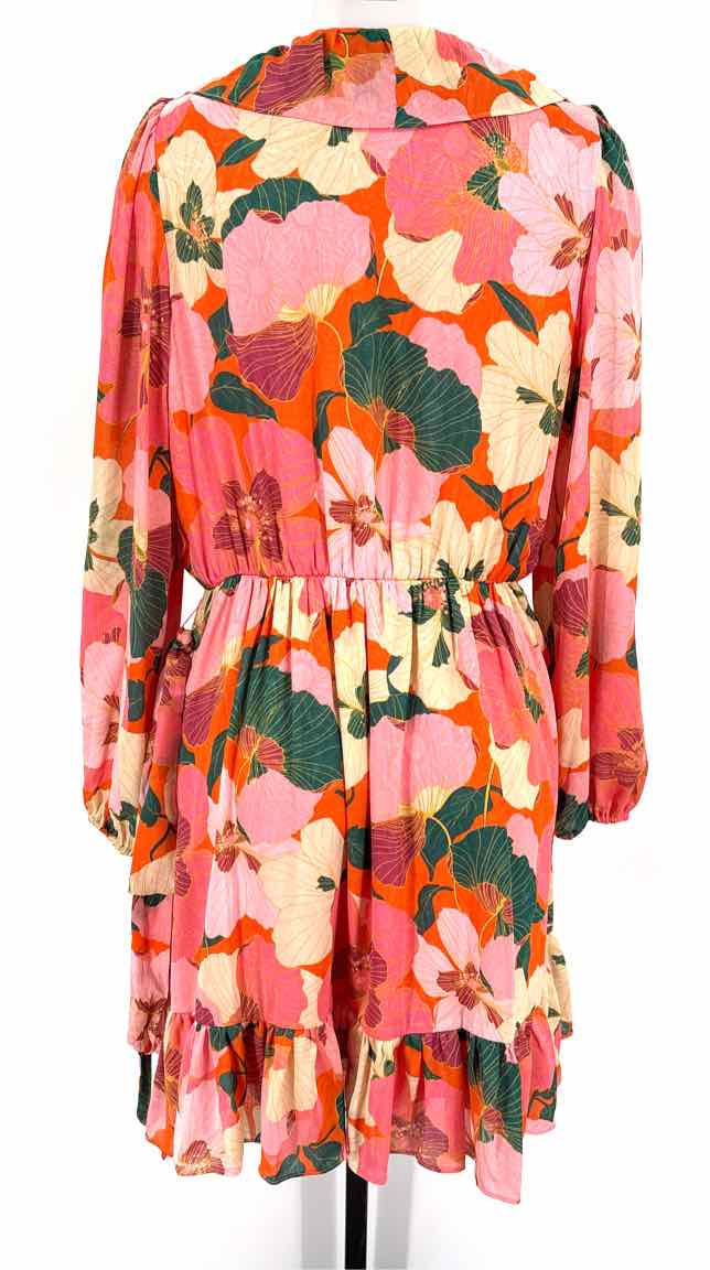Size 12 TAYLOR PINK PRINT Dress