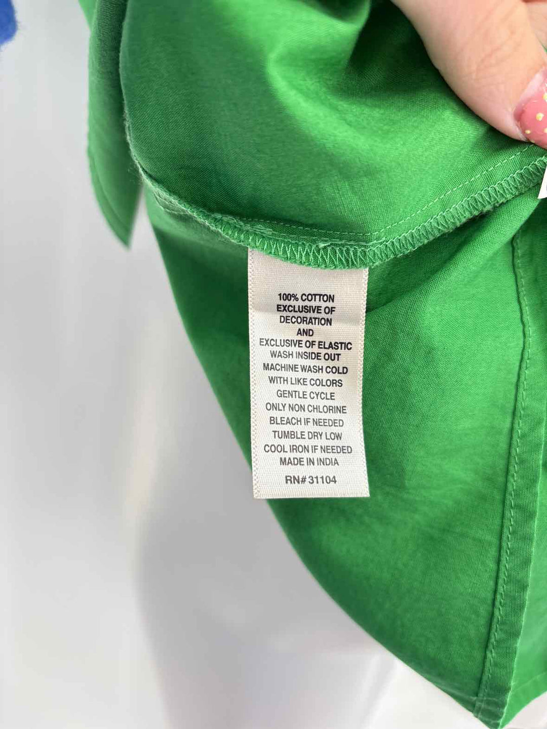 Size XL CROWN & IVY Green Shirt