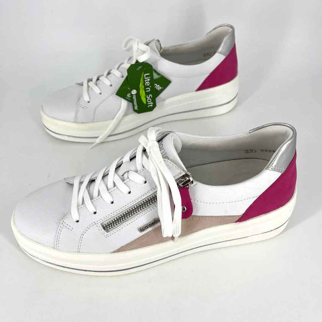 Shoe Size 39 Multi-Color Leather Sneakers