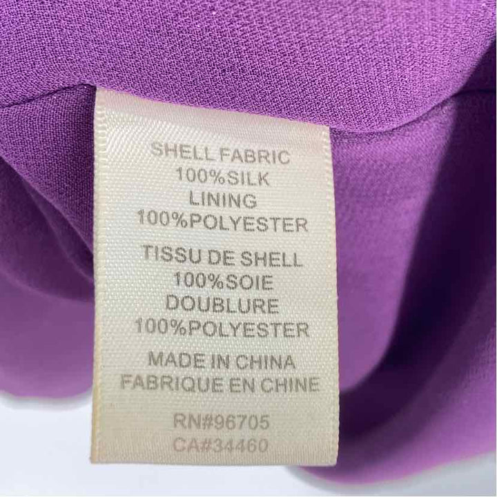 Size 4 REBECCA TAYLOR Purple Dress