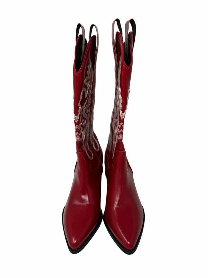 Shoe Size 8 Red Boots