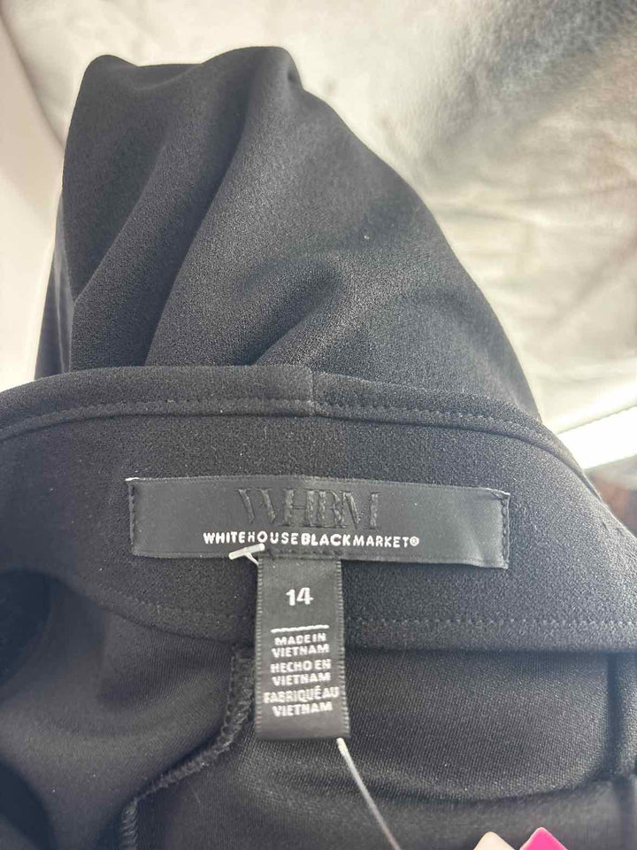 Size 14 White House Black Market Black Pants