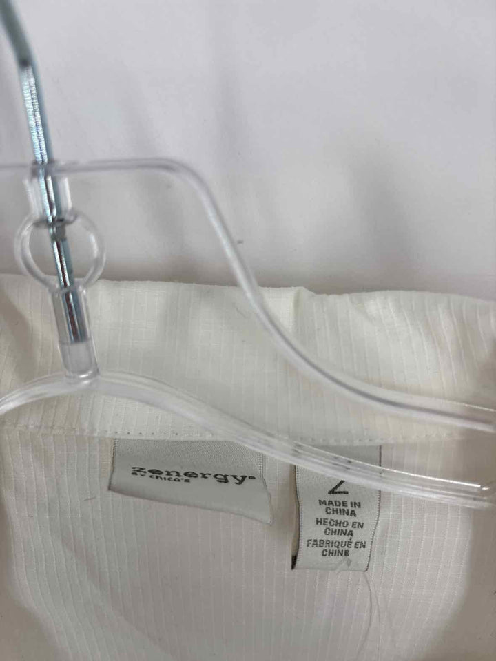 Size L Chico's White Jacket