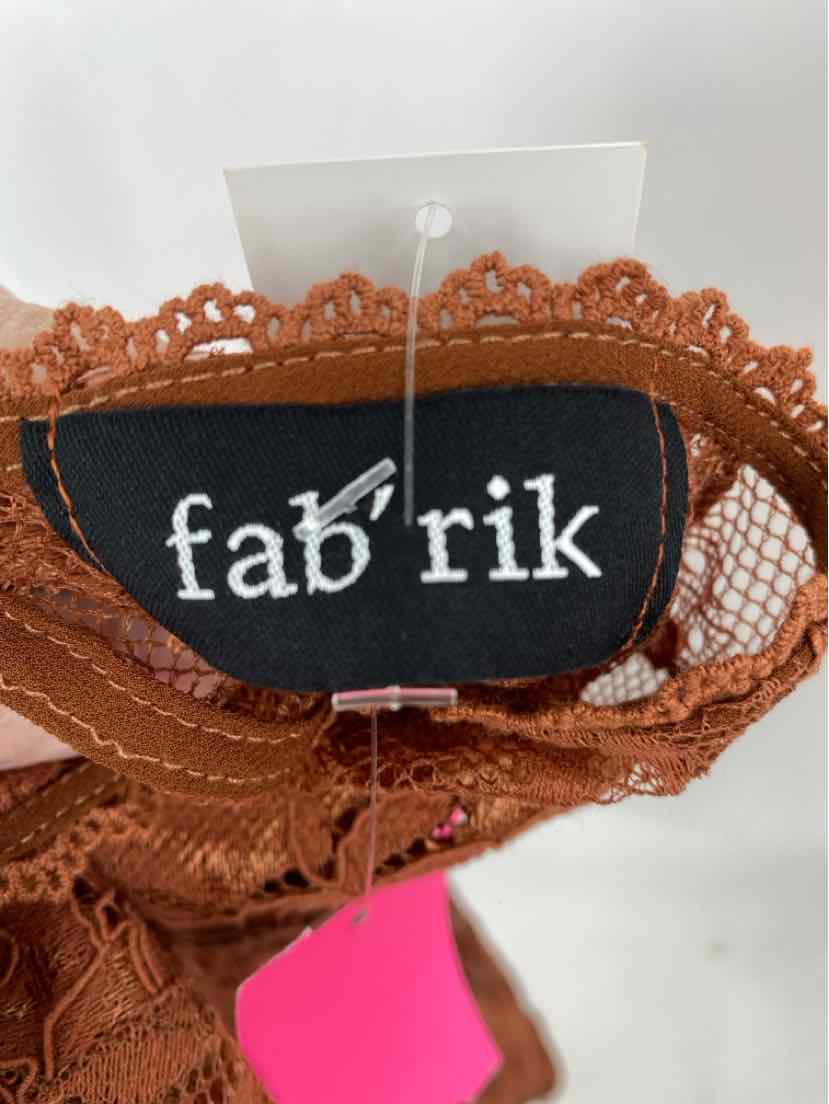 Size S FABRIK Brown Dress