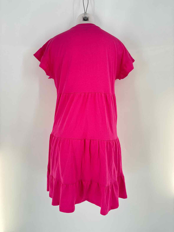 Size M J Crew Fuschia Cotton Dress