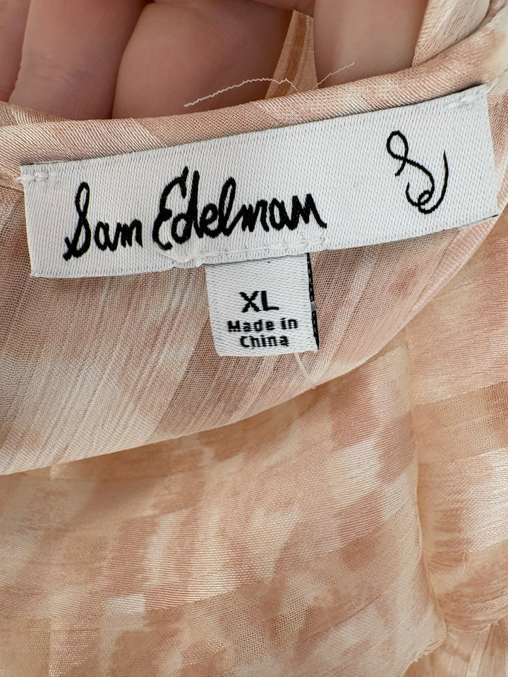 Size XL Sam Edeleman Peach Shirt