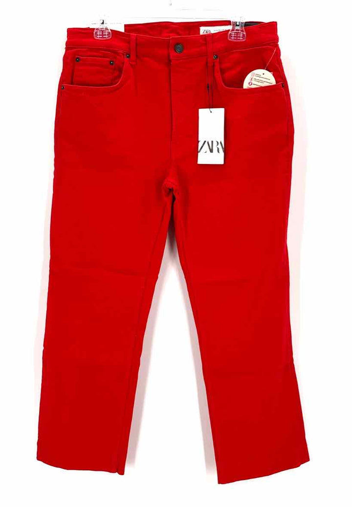 Size 12 ZARA Red Denim Jeans