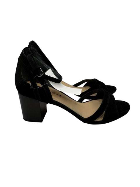 Shoe Size 8 VIA SPIGA Black Suede Sandals