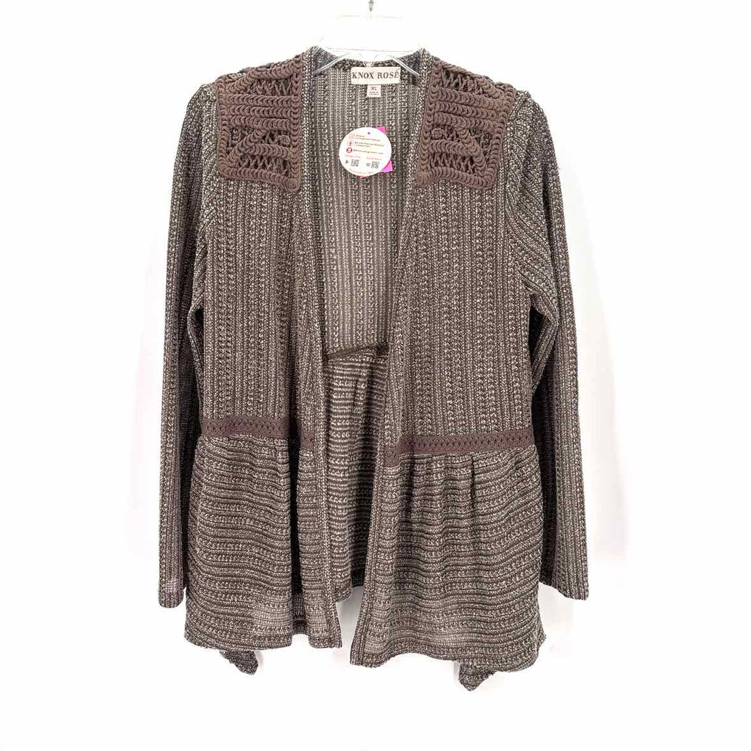 Size XL KNOX ROSE Taupe Sweater