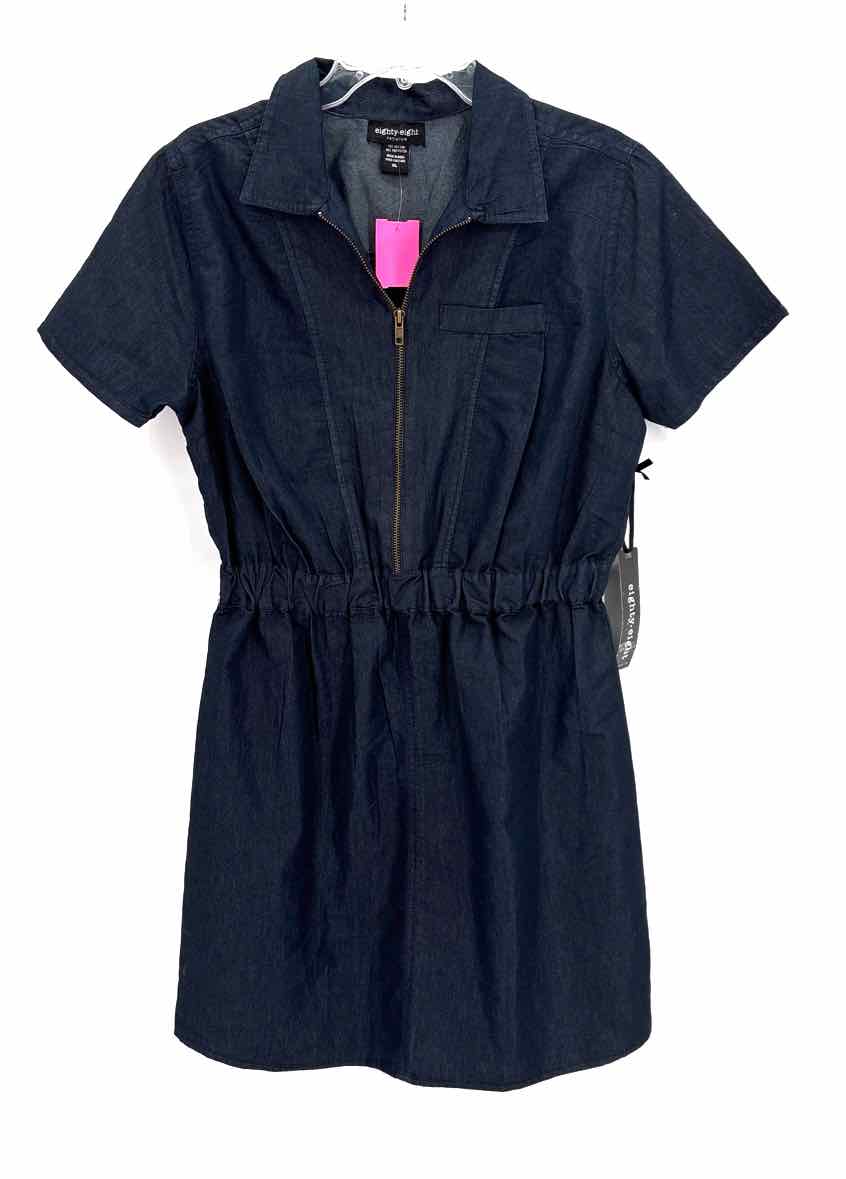 Size XL Navy Chambray Dress
