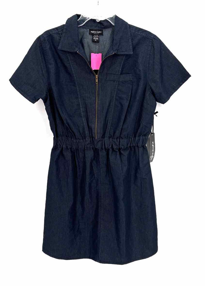 Size XL Navy Chambray Dress