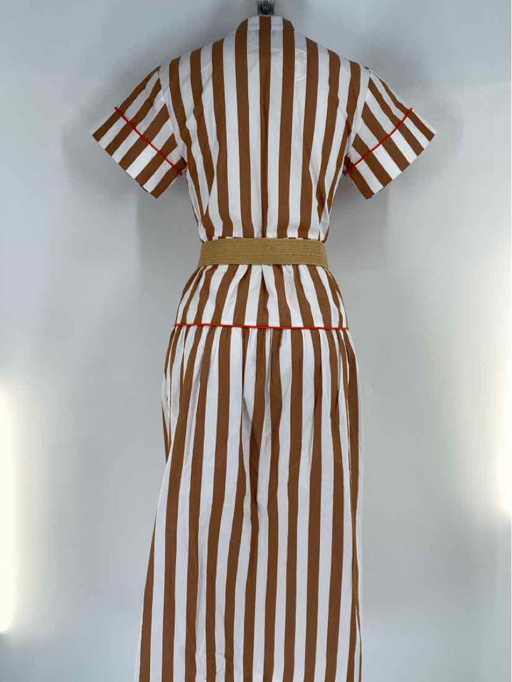 Size XXS CROSBY Brown Print Dress