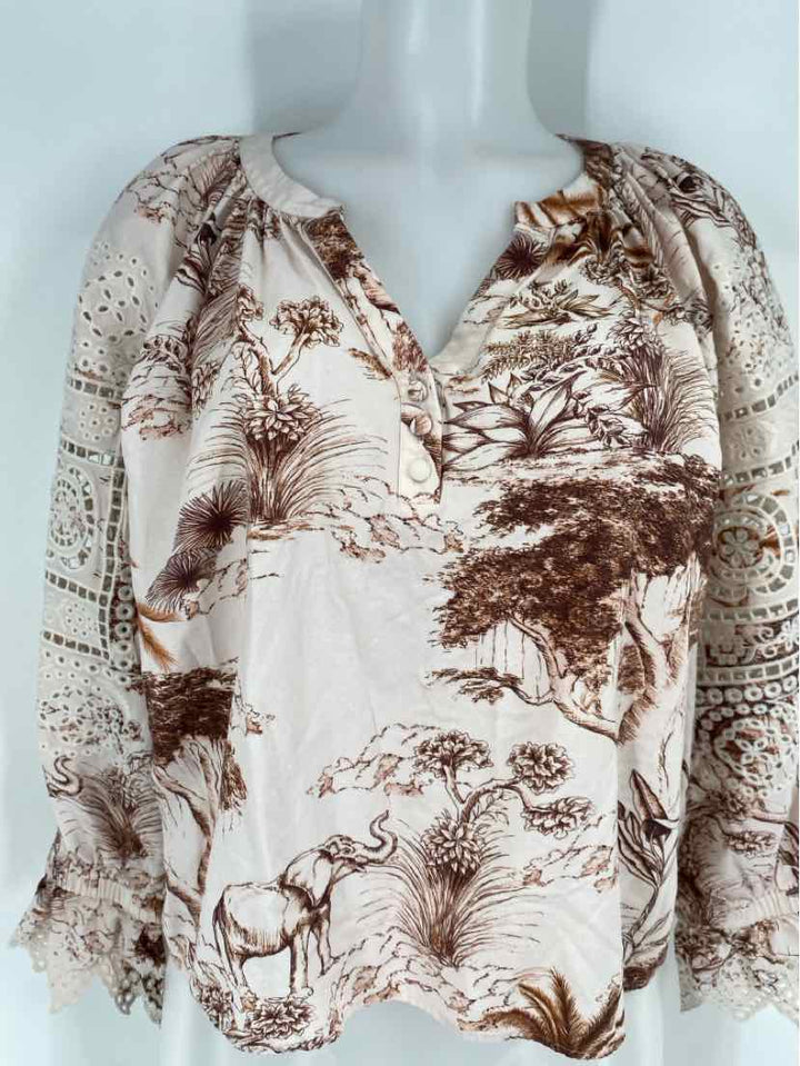 Size S SANDRO Brown Shirt
