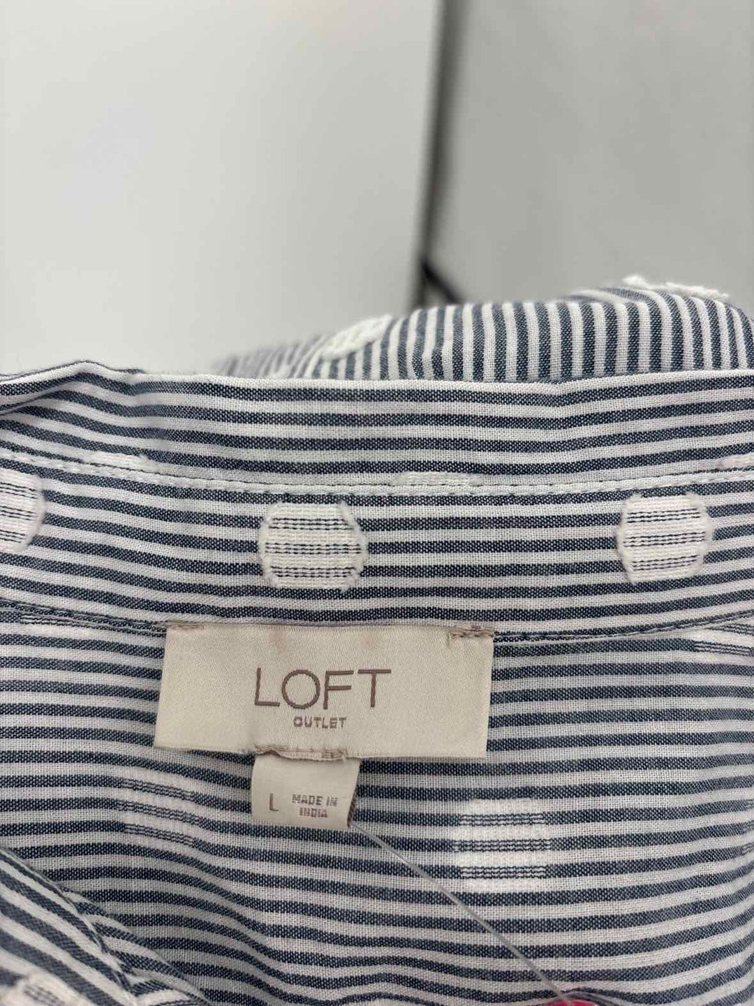 Size L LOFT Blue Shirt