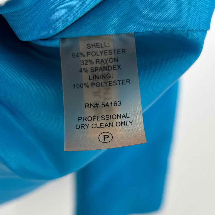 Size 4 Calvin Klein Blue Jacket