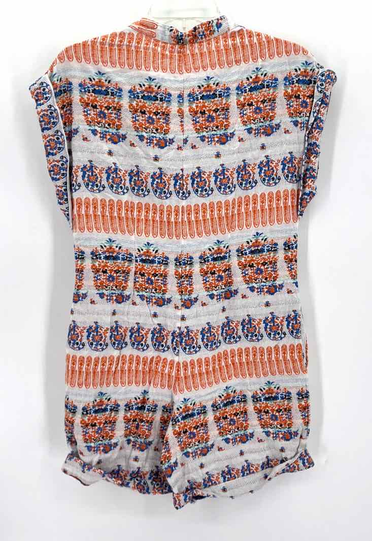 Size S Multi-Color Cotton Romper