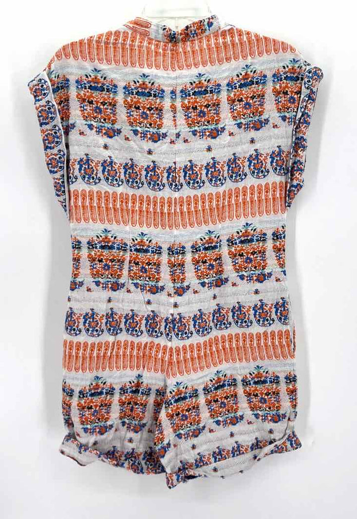 Size S Multi-Color Cotton Romper