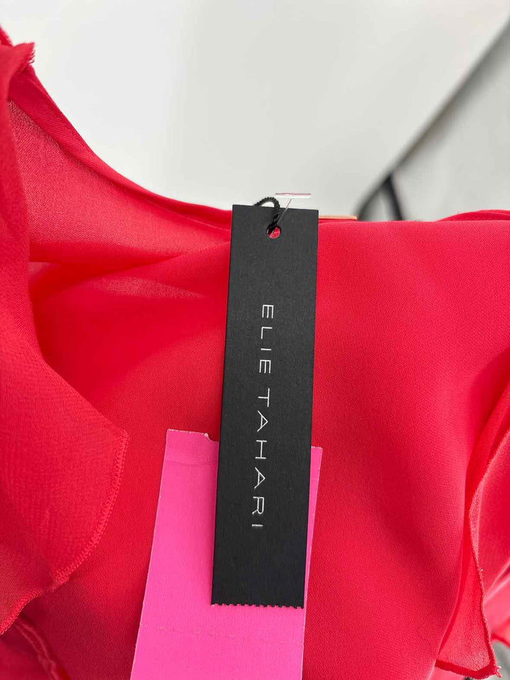 Size M TAHARI Peach Shirt