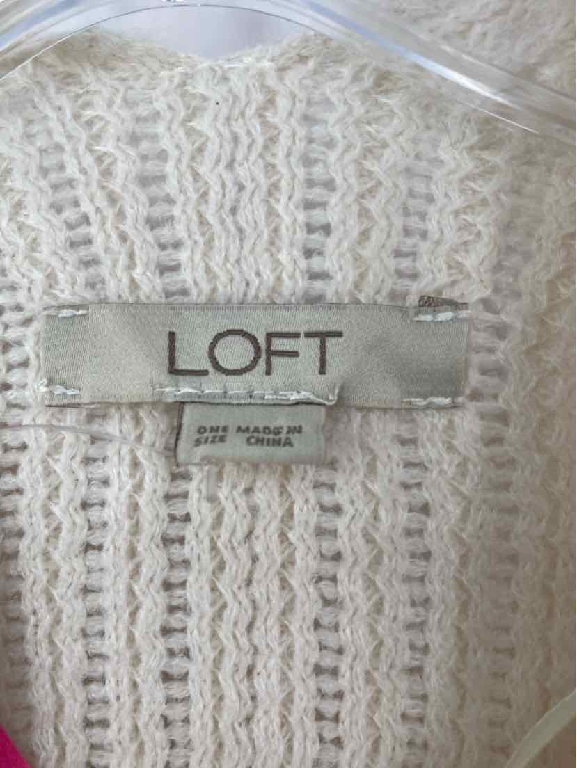 Size One Size LOFT Cream Cardigan